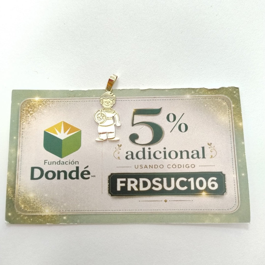 DIJE NIÑO 10K 0.9 GR (NUEVO)