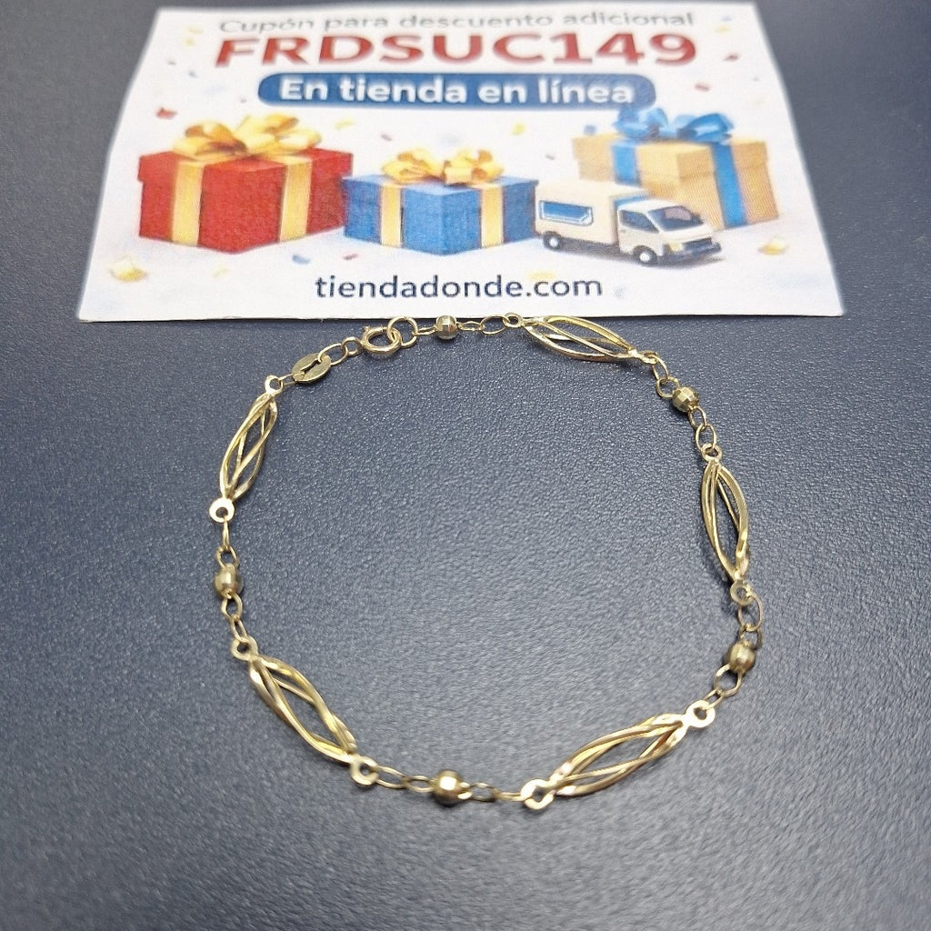 PULSERA ESPECIAL 14K 18 CM 2.1 GR (NUEVO)