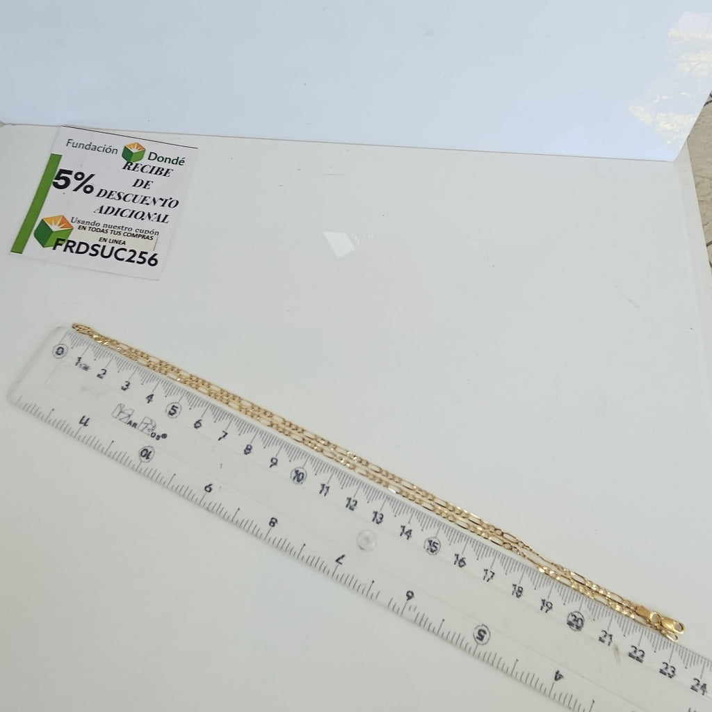 CADENA ORO 14 K 3,70 GRMS (SEMINUEVO)