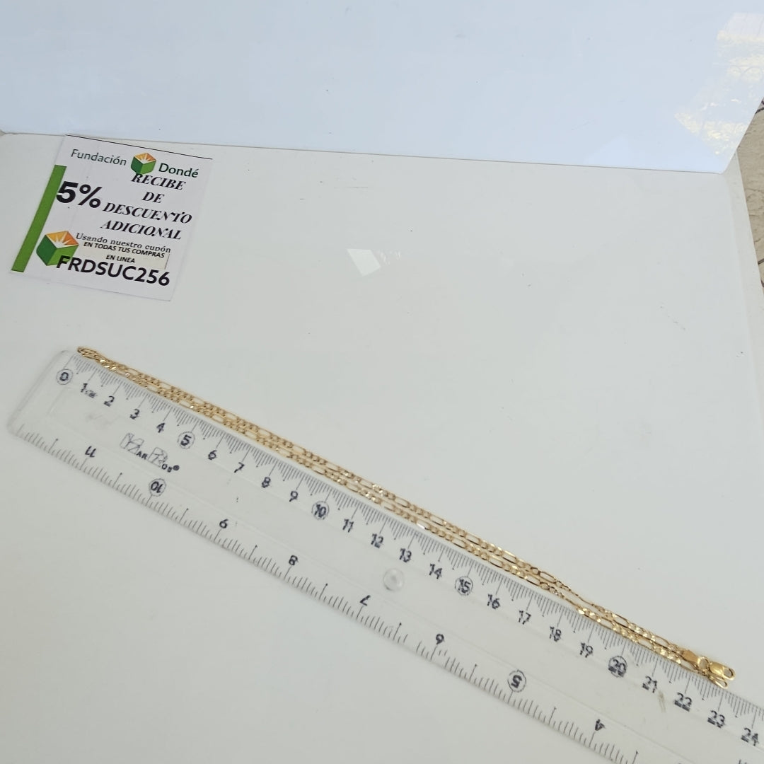 CADENA ORO 14 K 3,70 GRMS (SEMINUEVO)