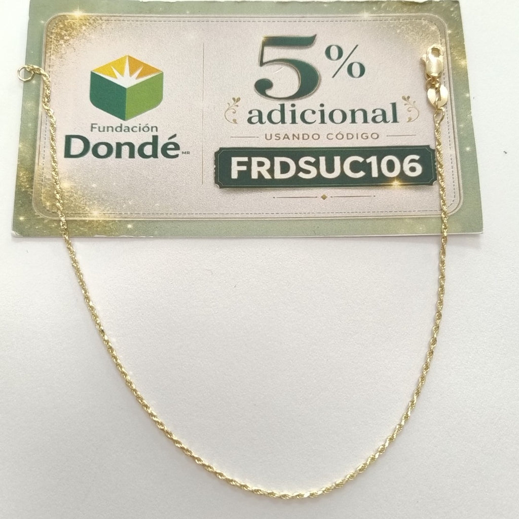 PULSERA TORZAL 14K 21 CM 1.4 GR (NUEVO)