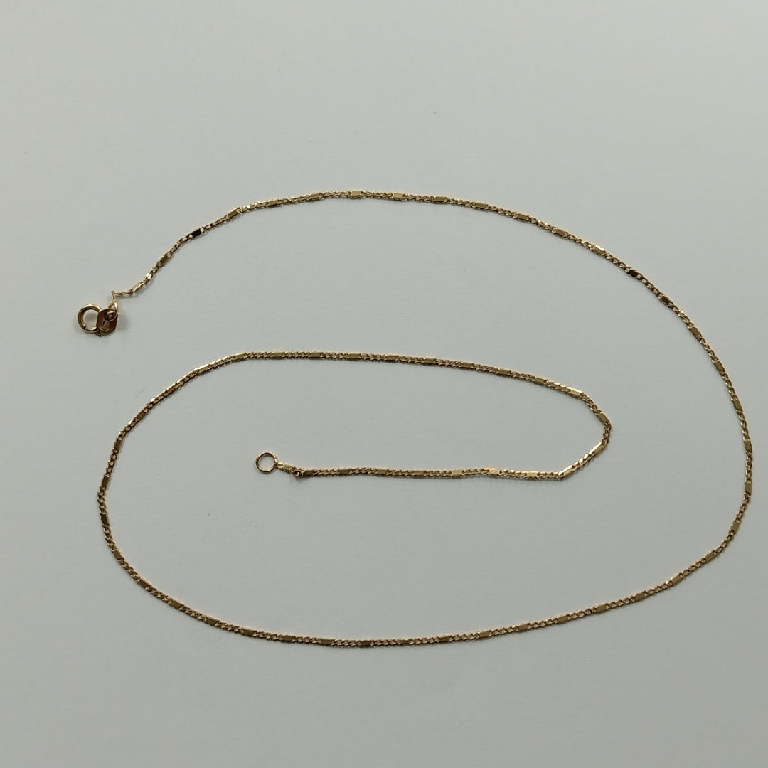 CADENA ORO 14 K 1.6 GRMS (SEMINUEVO)