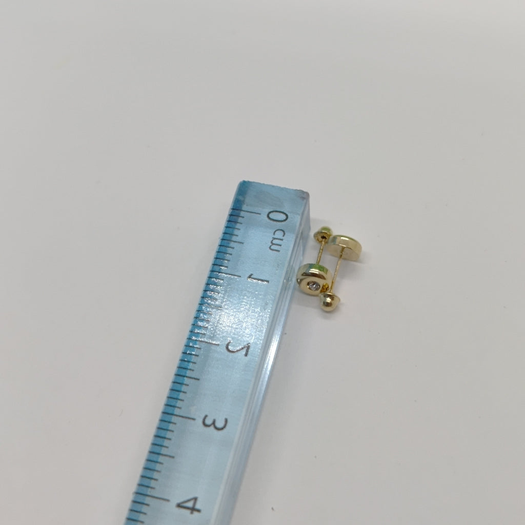 BROQUELES BROQUEL C CIRCONIA 14K 0.27 GR (NUEVO)