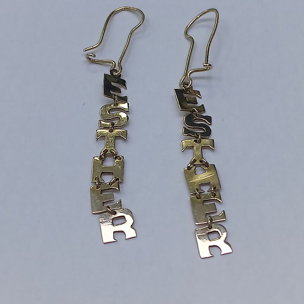 ARETES PAR ORO 14 K 2.7 GRMS (SEMINUEVO)