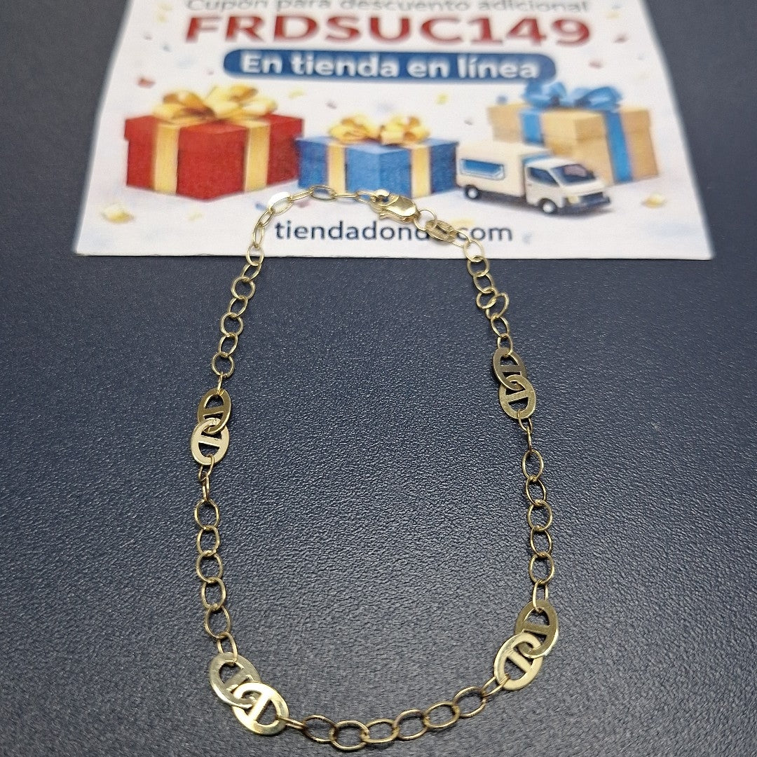 PULSERA ESPECIAL 14K 21 CM 1.8 GR (NUEVO)