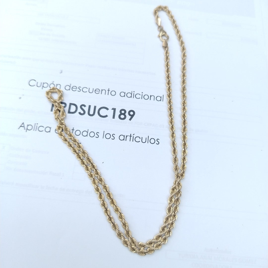 CADENA ORO 10 K 5,70 GRMS (SEMINUEVO)