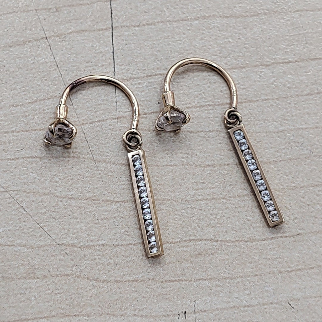 ARETES PAR ORO 14 K 1,50 GRMS (SEMINUEVO)