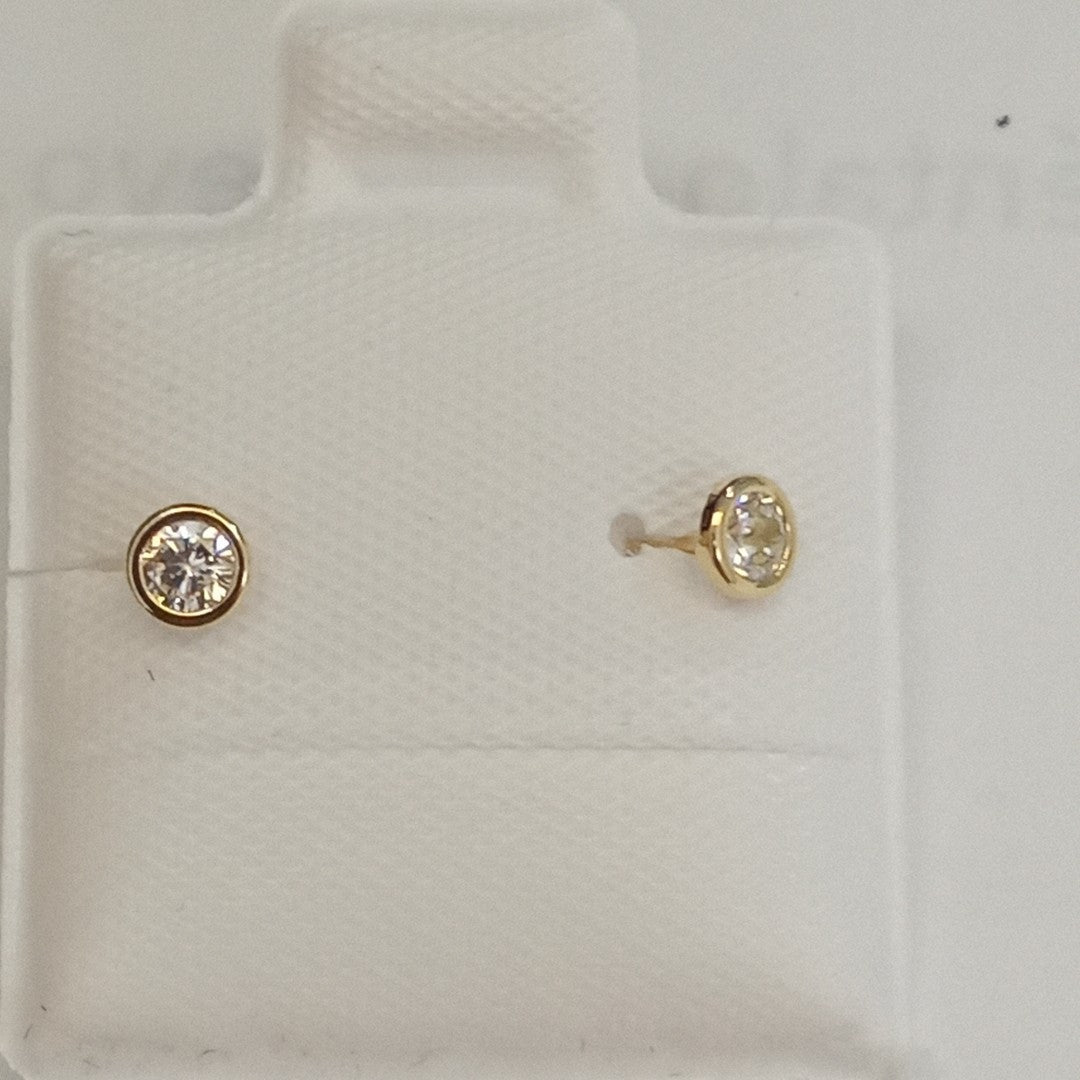 BROQUELES BROQUEL C CIRCONIA 14K 0.1501 GR (NUEVO)