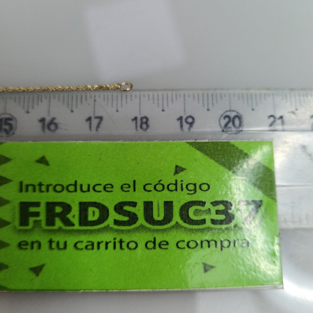 PULSERA TORZAL 14K 18 CM 1.3 GR (NUEVO)