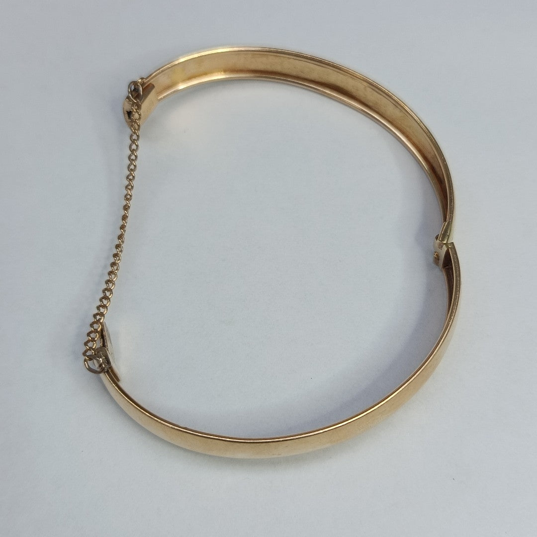 PULSERA RIGIDA ORO 14 K 14,10 GRMS (SEMINUEVO)