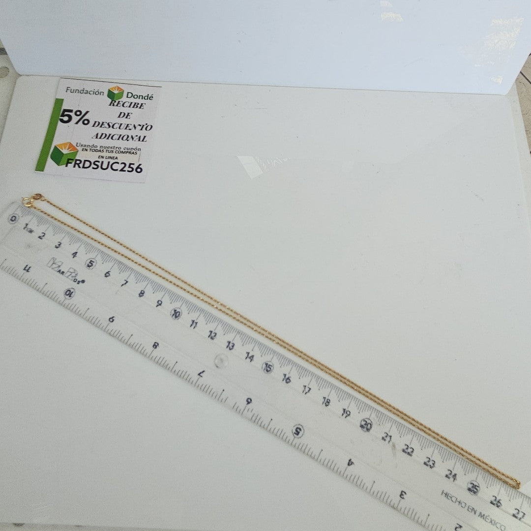 CADENA ORO 14 K 3.3 GRMS (SEMINUEVO)