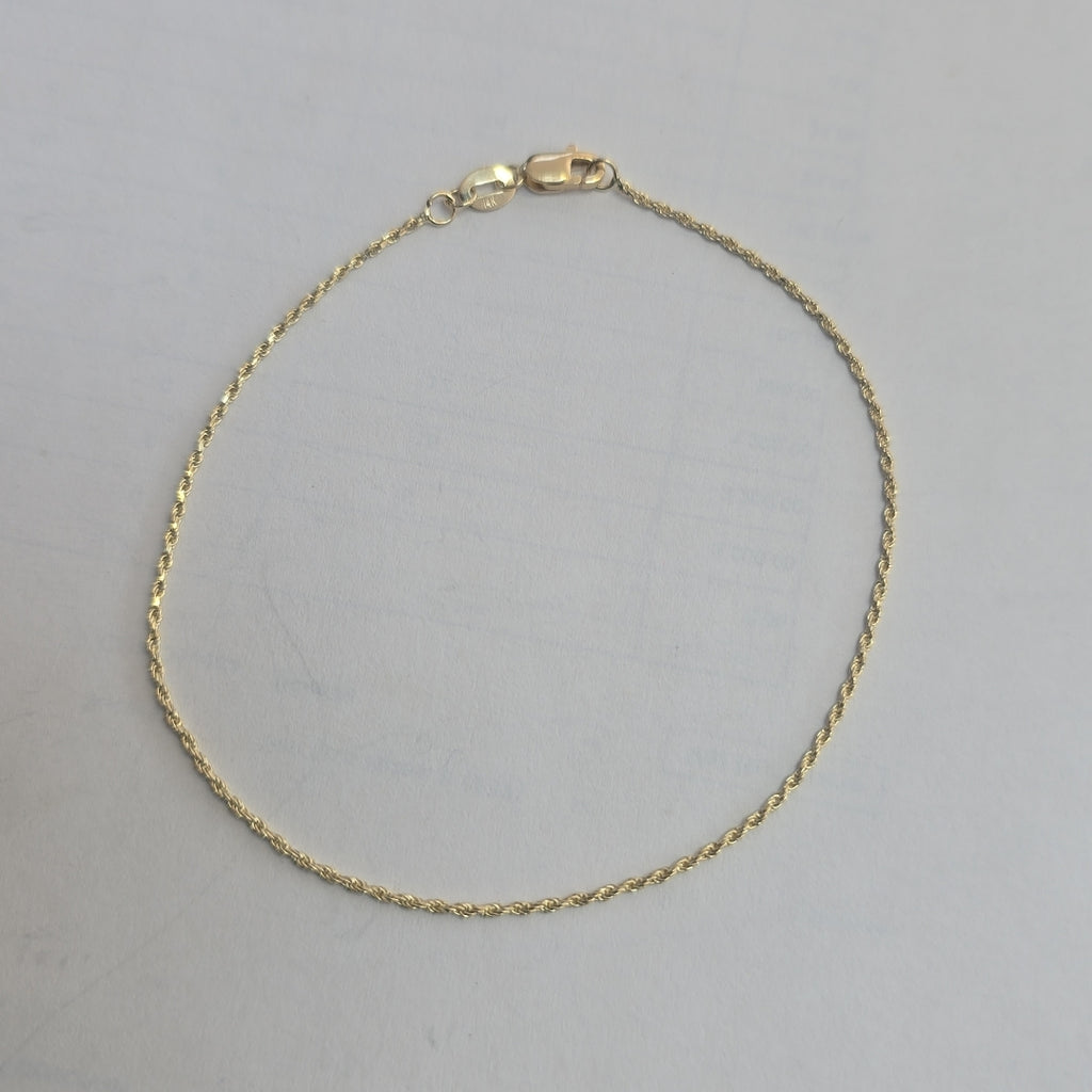 PULSERA TORZAL 14K 21 CM 1.4 GR (NUEVO)