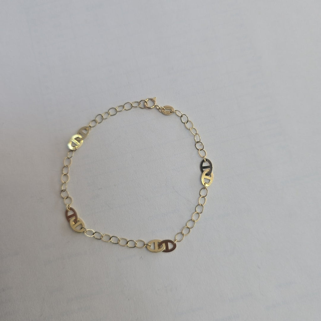 PULSERA ESPECIAL 14K 18 CM 1.5 GR (NUEVO)