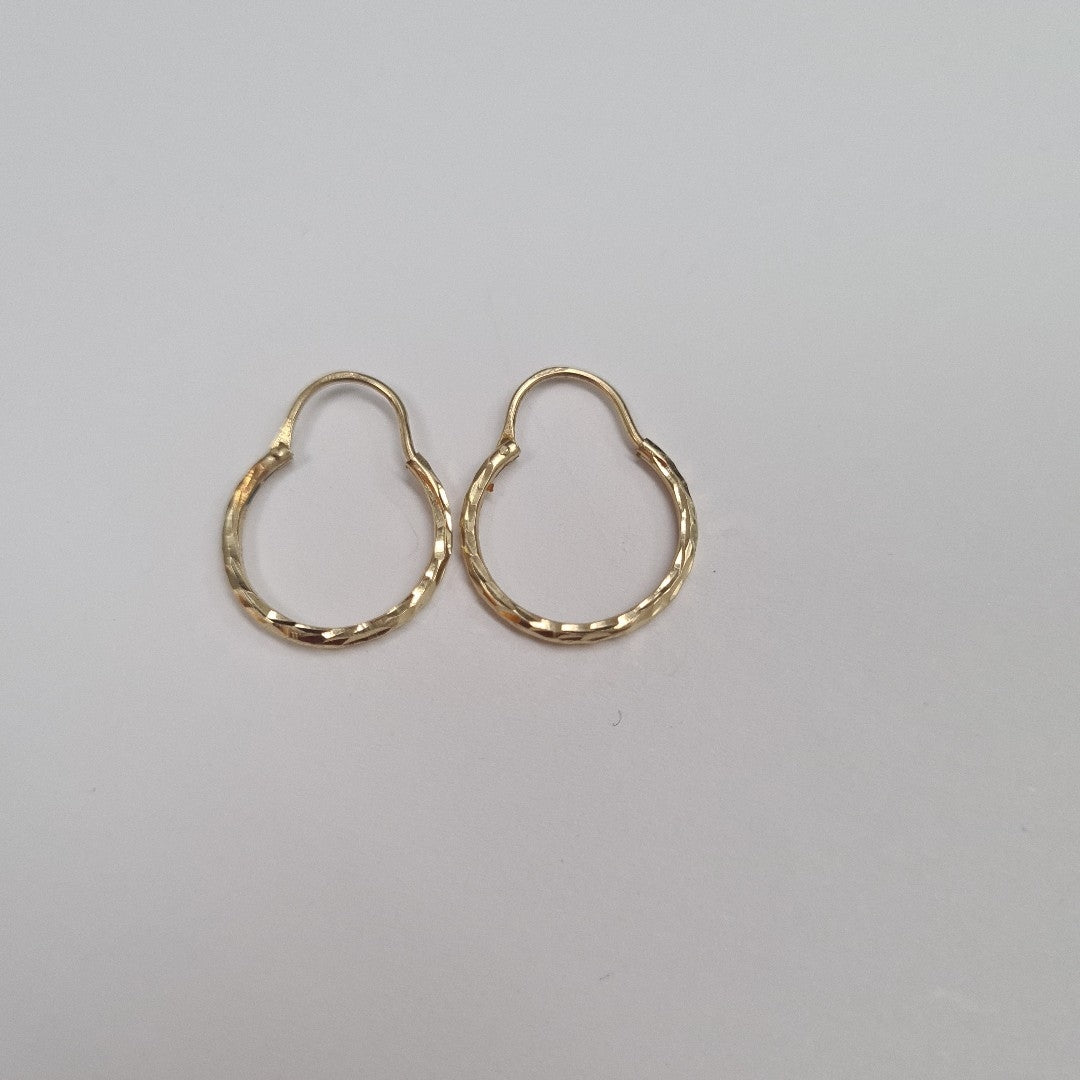ARRACADAS PAR ORO 14 K 0.7 GRMS (SEMINUEVO)