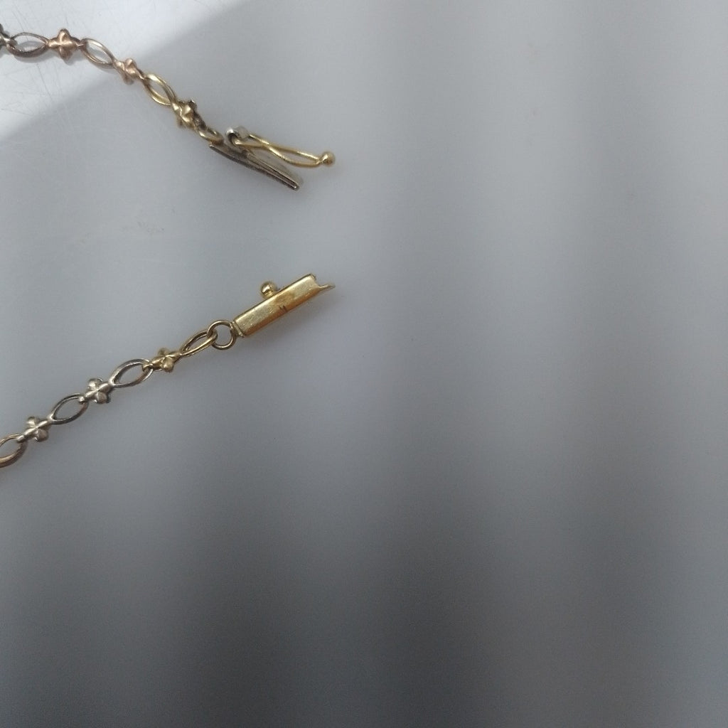 PULSERA ORO, ORO COMBINADO 14 K 2.6 GRMS (SEMINUEVO)