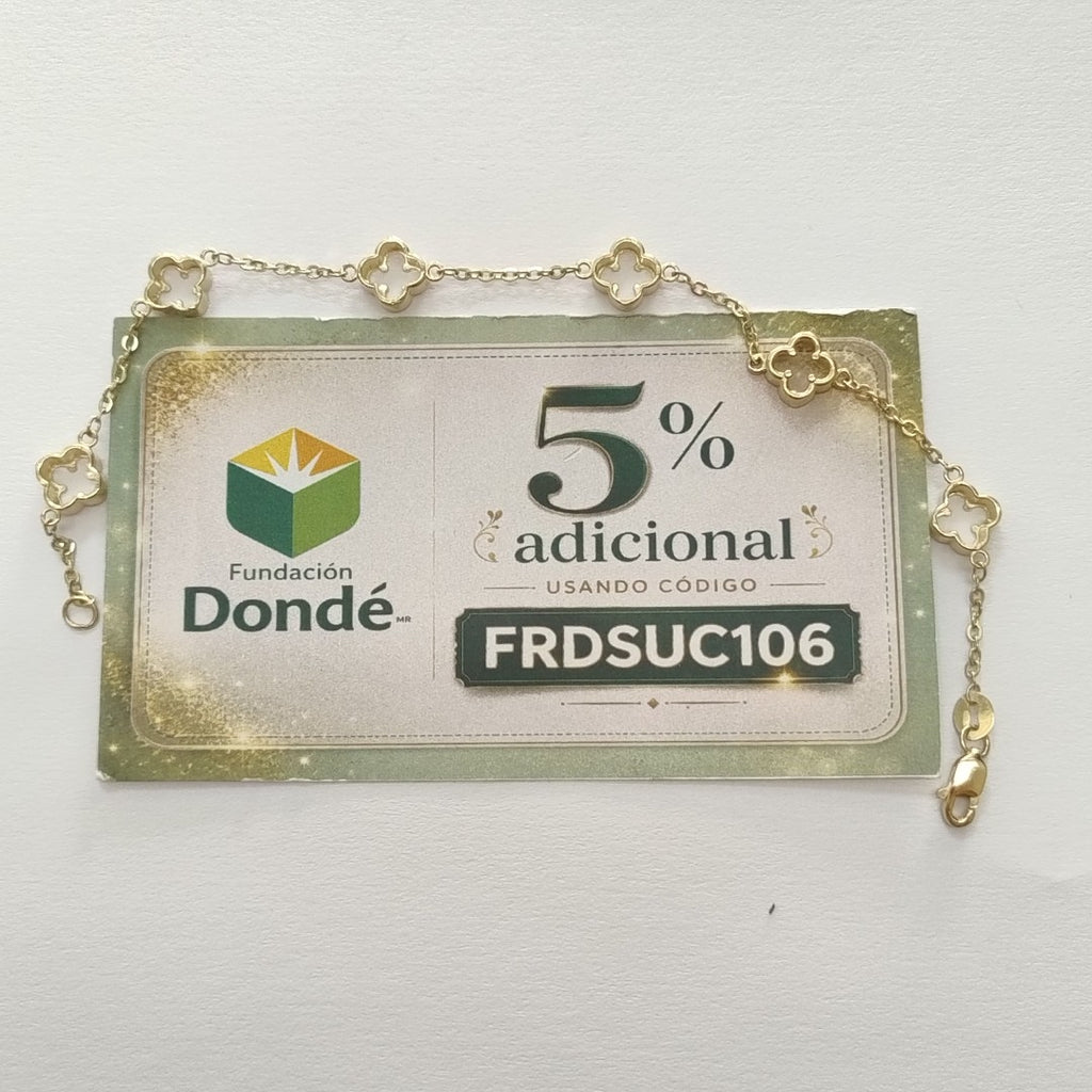 PULSERA ESPECIAL 14K 18 CM 4.4 GR (NUEVO)