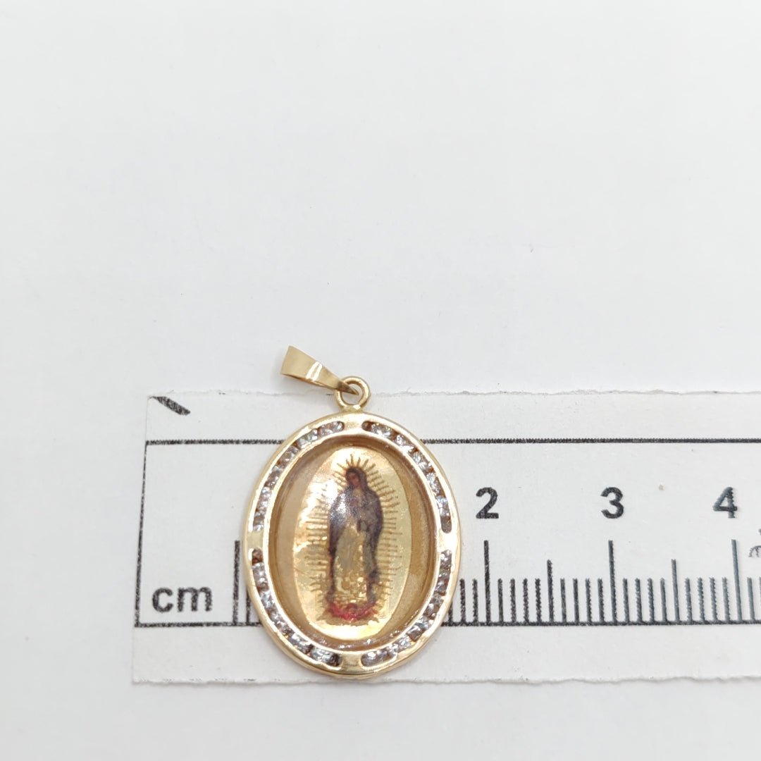 MEDALLA RELIGIOSA ORO 14 K 1.4 GRMS (SEMINUEVO)