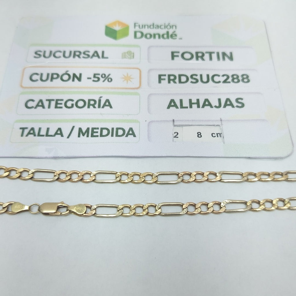 CADENA ORO COMBINADO 10 K 10 GRMS (SEMINUEVO)