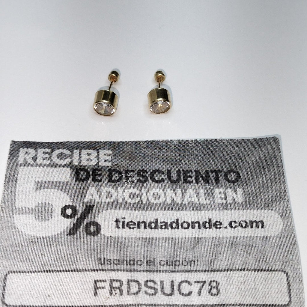BROQUELES PAR ORO 10 K 1,00 GRMS (SEMINUEVO)