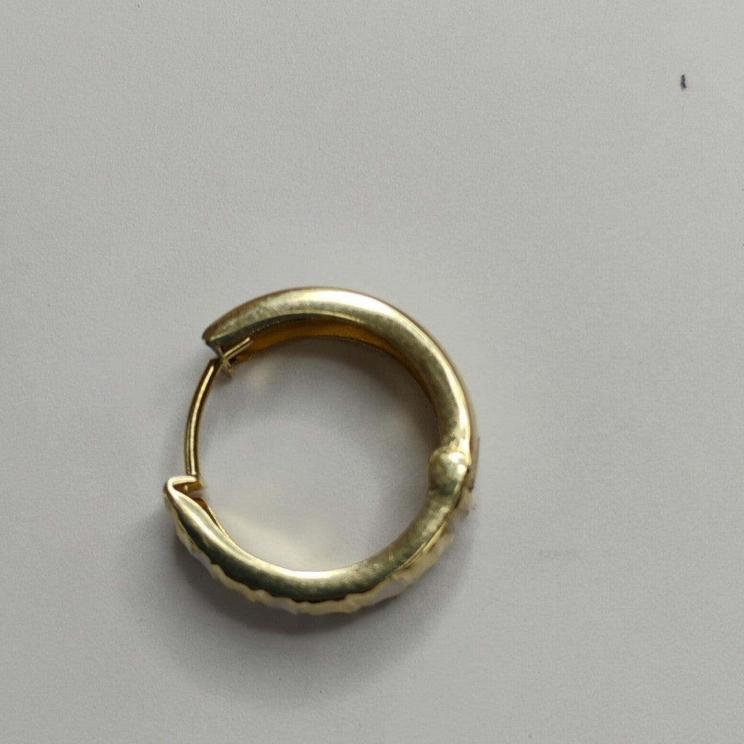 ARRACADAS PAR ORO, RODIADO 14 K 2.3 GRMS (SEMINUEVO)