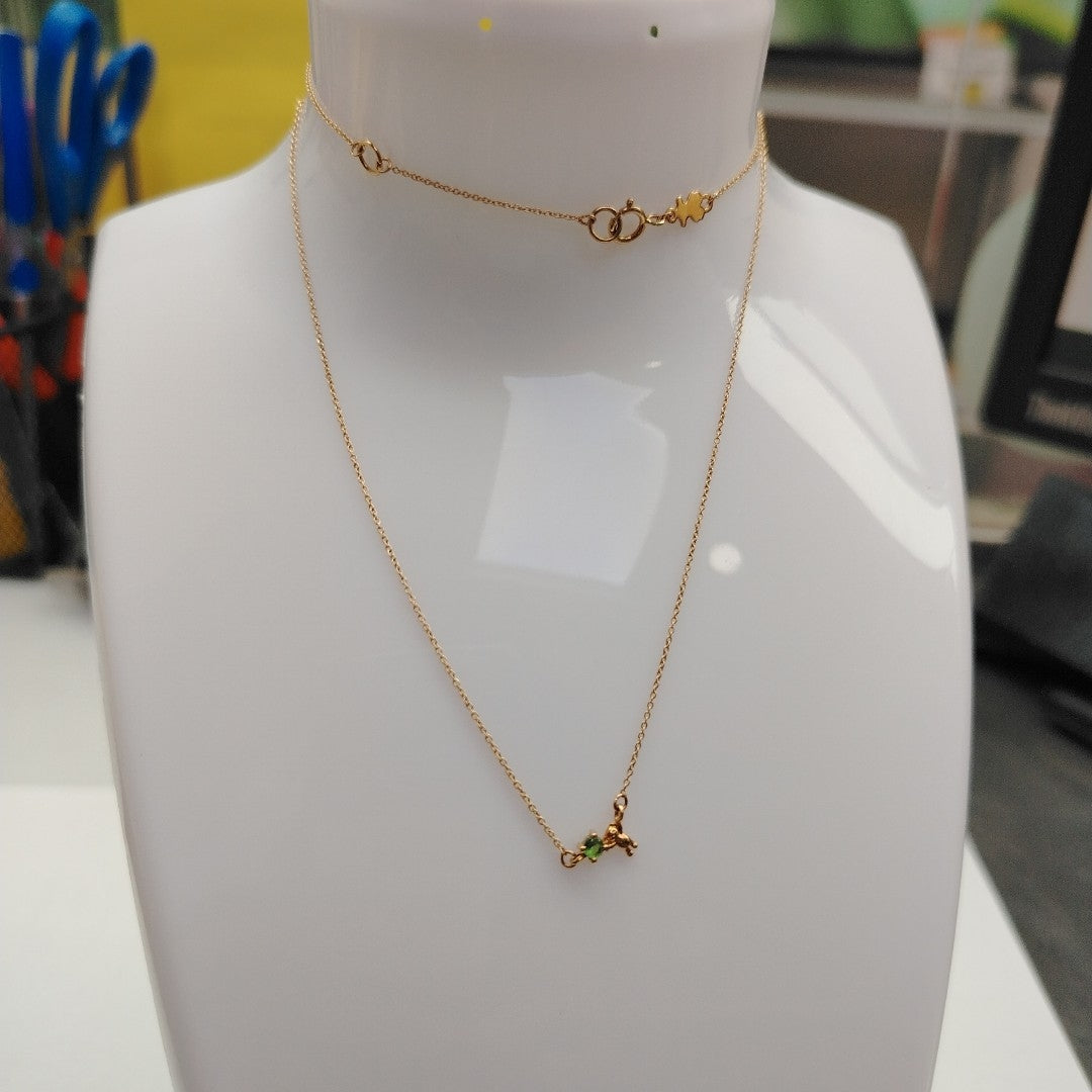 CADENA,DIJE ORO 18 K 1,30 GRMS (SEMINUEVO)