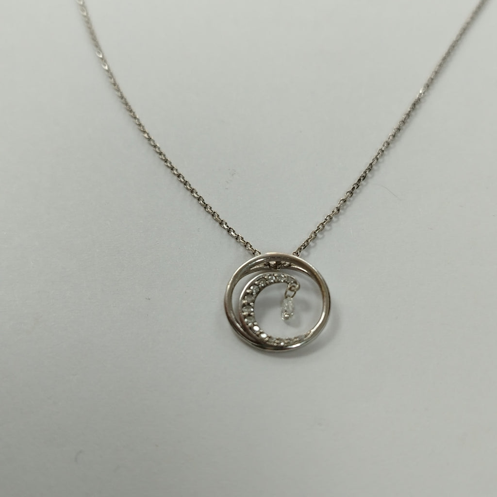 GARGANTILLA ORO, ORO BLANCO 14 K 2.5 GRMS (SEMINUEVO)
