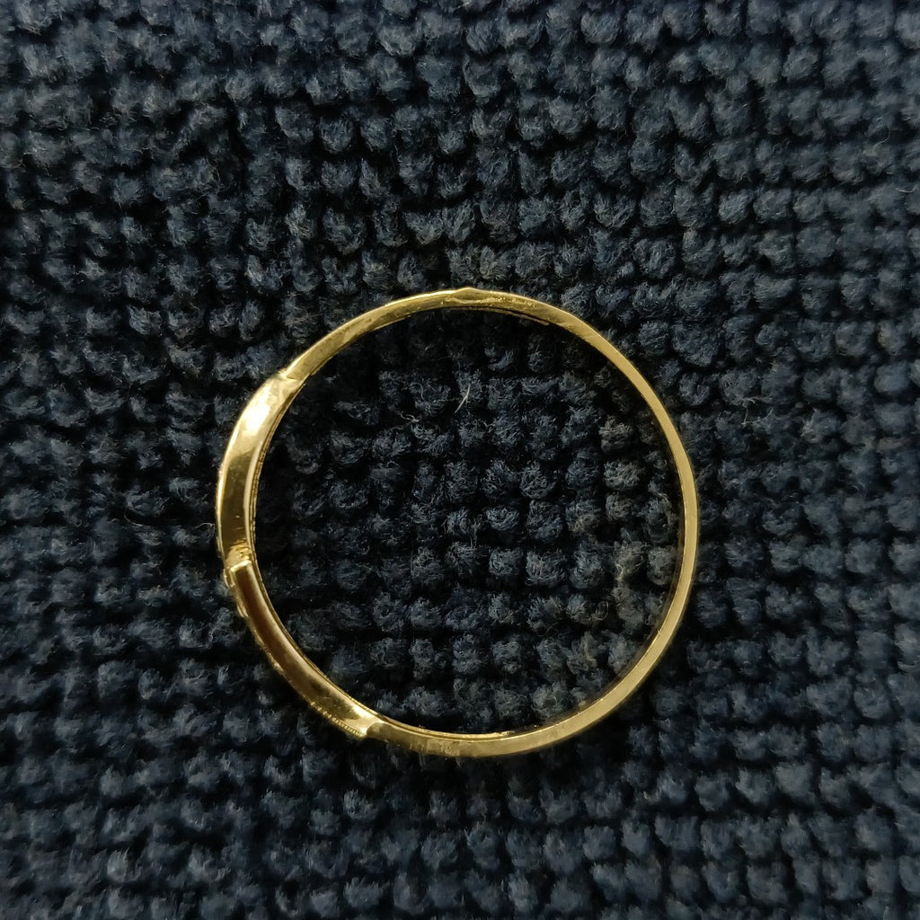 ANILLOS CON CIRCONIAS 14K TALLA 7 0.8 GR (NUEVO)