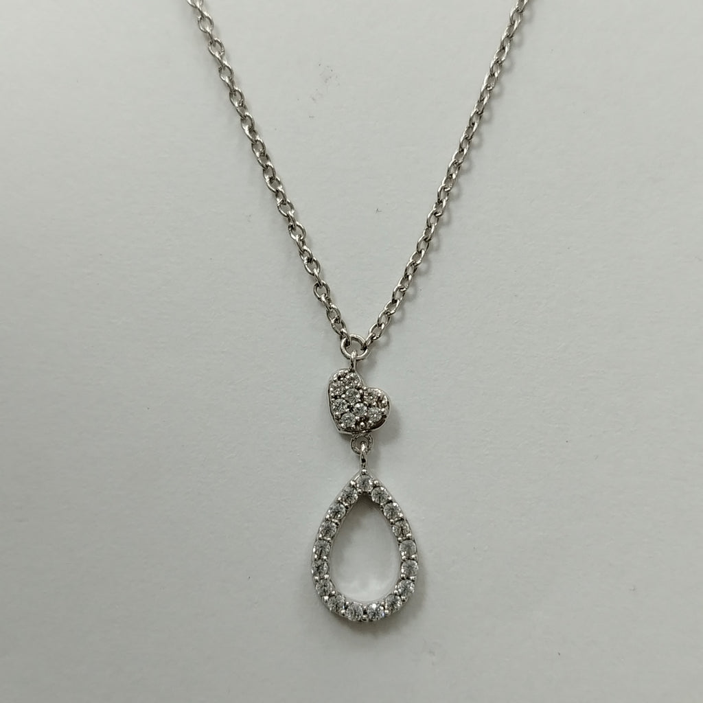GARGANTILLA ORO BLANCO 14 K 2.6 GRMS (SEMINUEVO)
