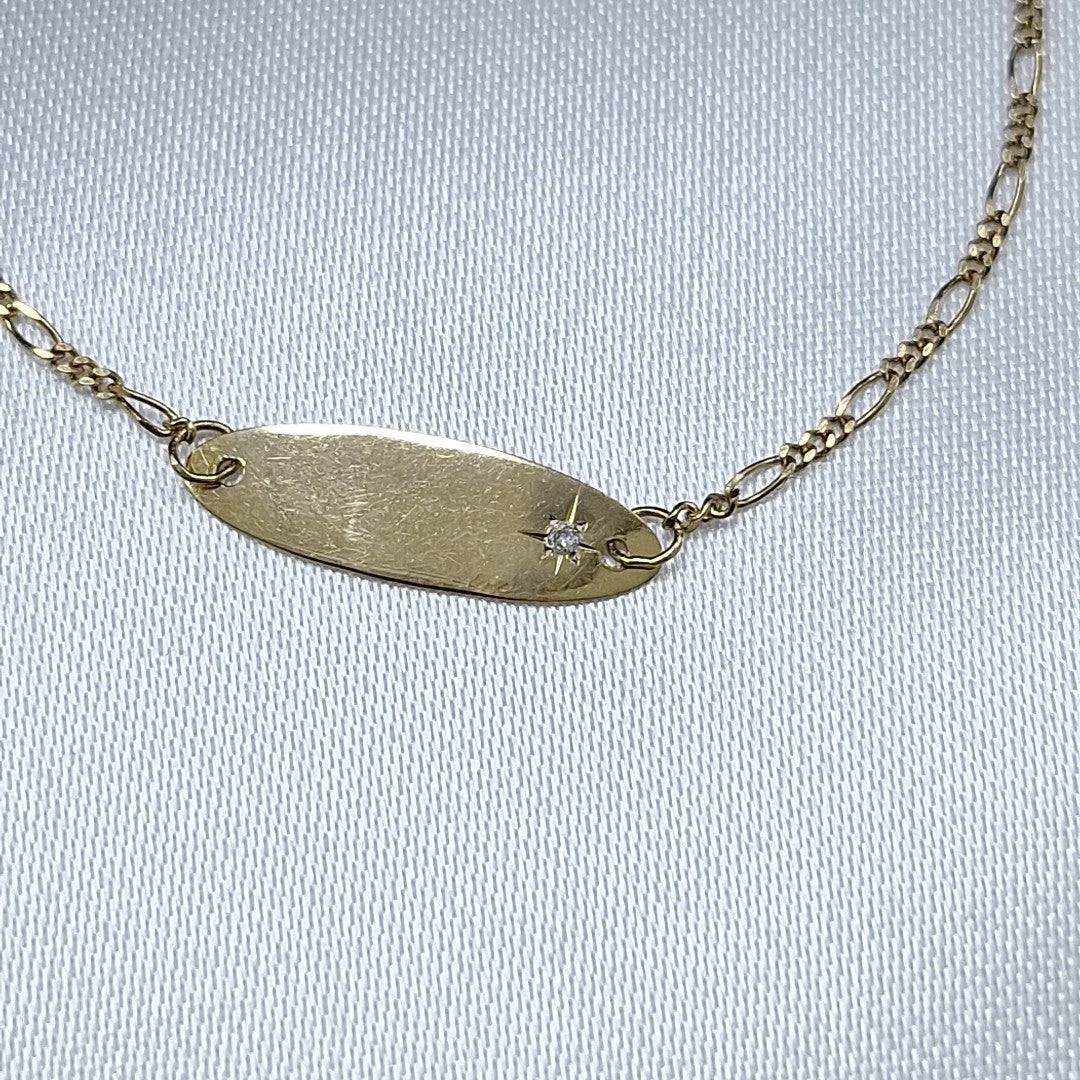 ESCLAVA ORO 14 K 0,90 GRMS (SEMINUEVO)