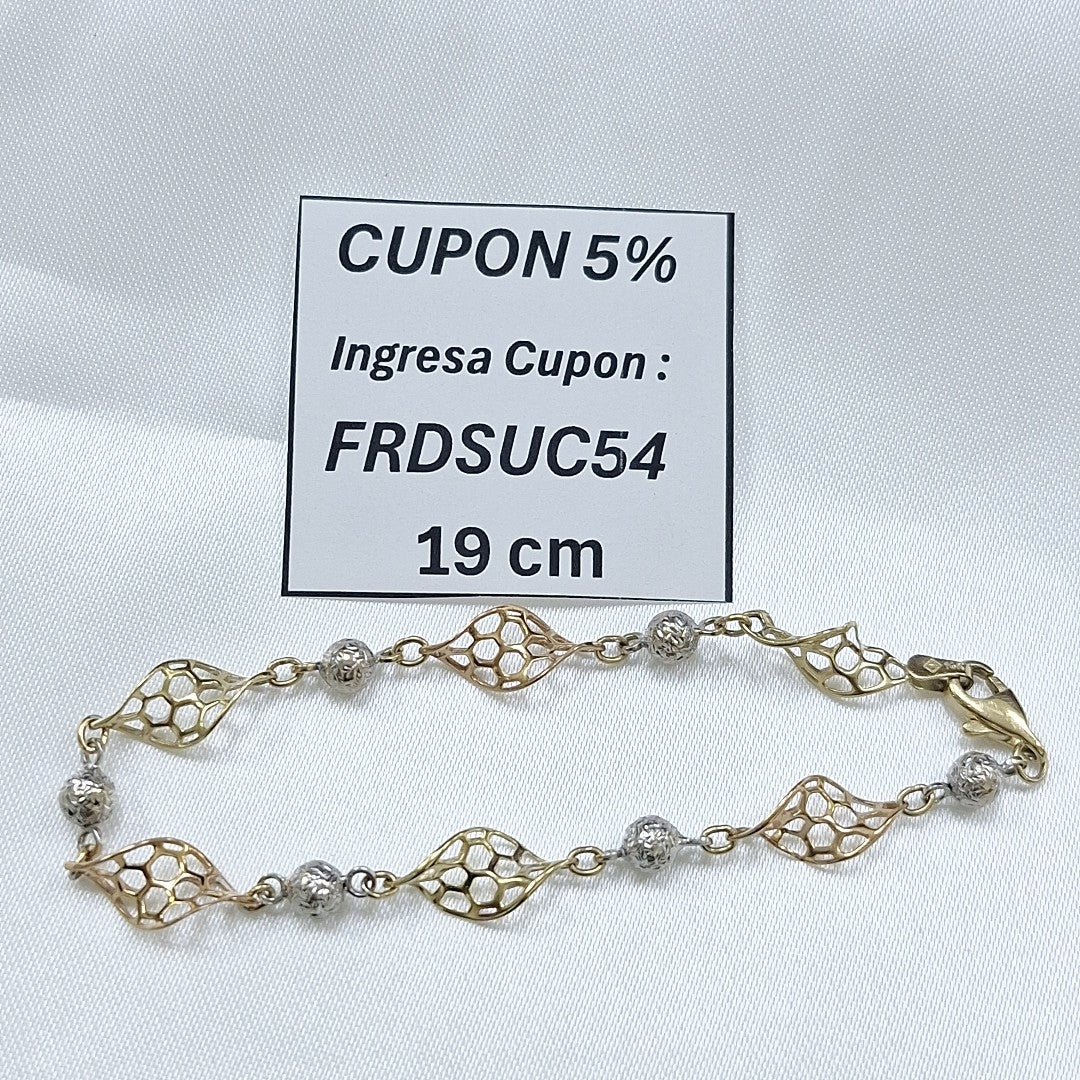 PULSERA ORO 14 K 4.8 GRMS (SEMINUEVO)