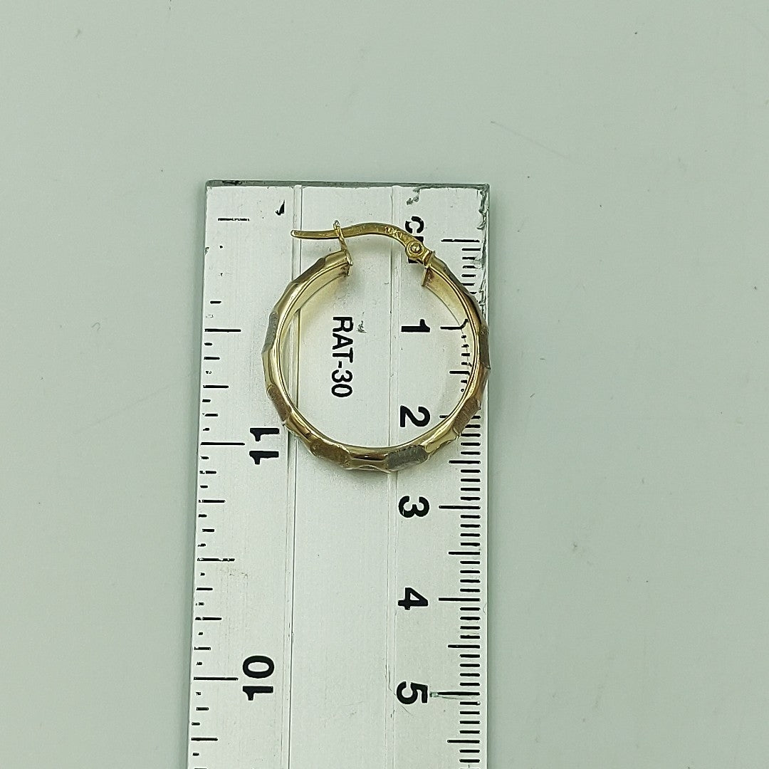 ARRACADAS PAR ORO,ORO COMBINADO 10 K 3,20 GRMS (SEMINUEVO)