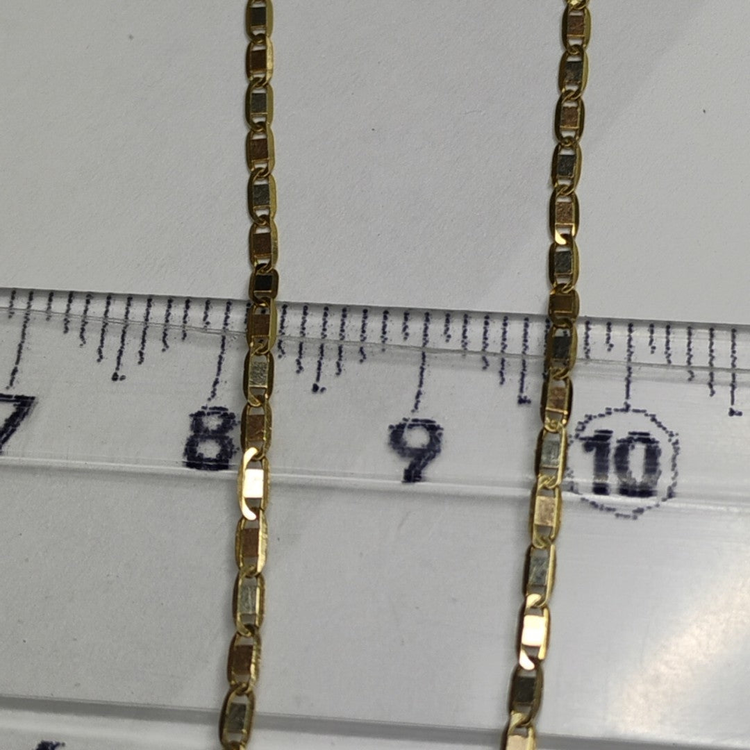 CADENA ORO, ORO COMBINADO 14 K 1.5 GRMS (SEMINUEVO)