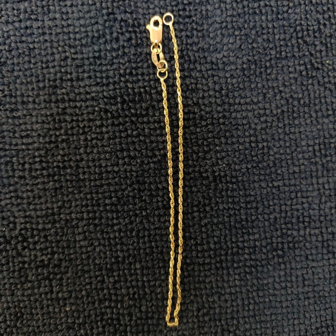 PULSERA TORZAL 14K 18 CM 1.3 GR (NUEVO)
