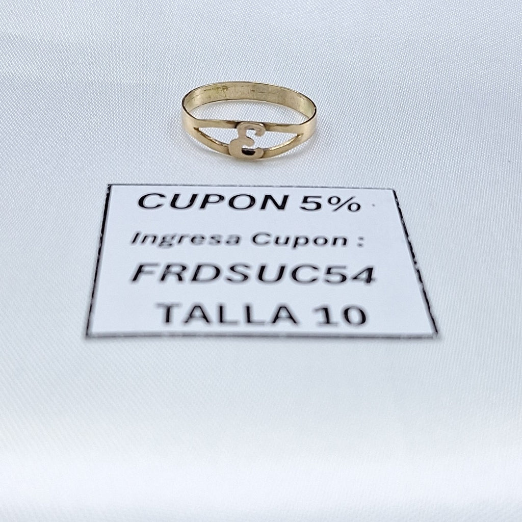 ANILLO ORO 10 K 1,50 GRMS (SEMINUEVO)