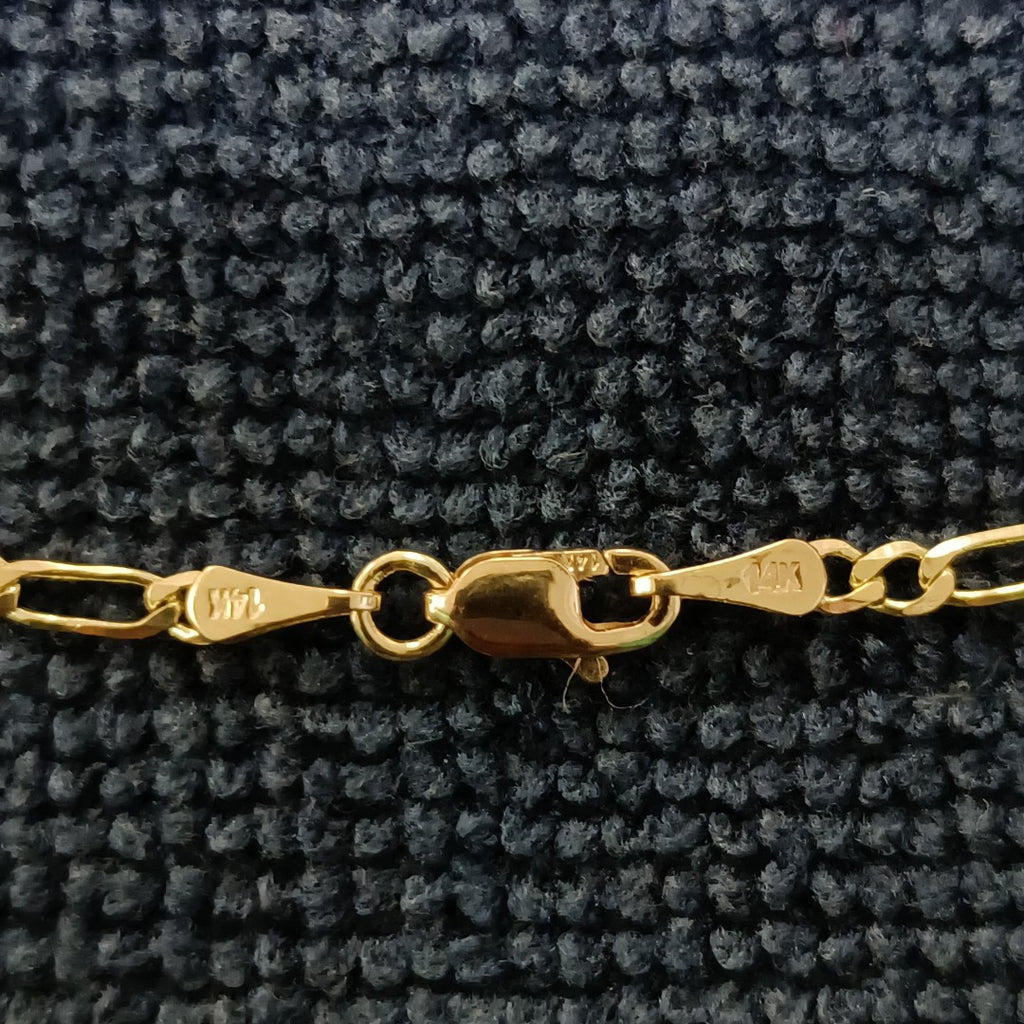 CADENA 3X1 14K 55 CM 4.9 GR (NUEVO)