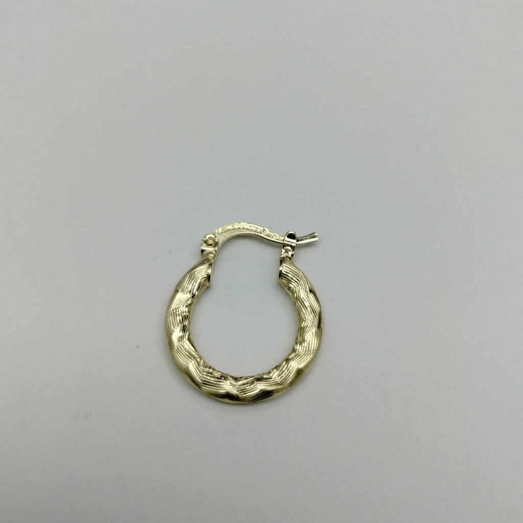 ARETES TEJIDO ARRACADAS ASTRIADAS 14K 2 GR (NUEVO)