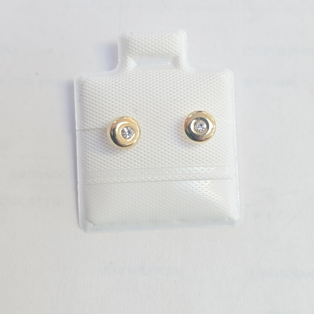 BROQUELES BROQUEL C CIRCONIA 14K 0.27 GR (NUEVO)