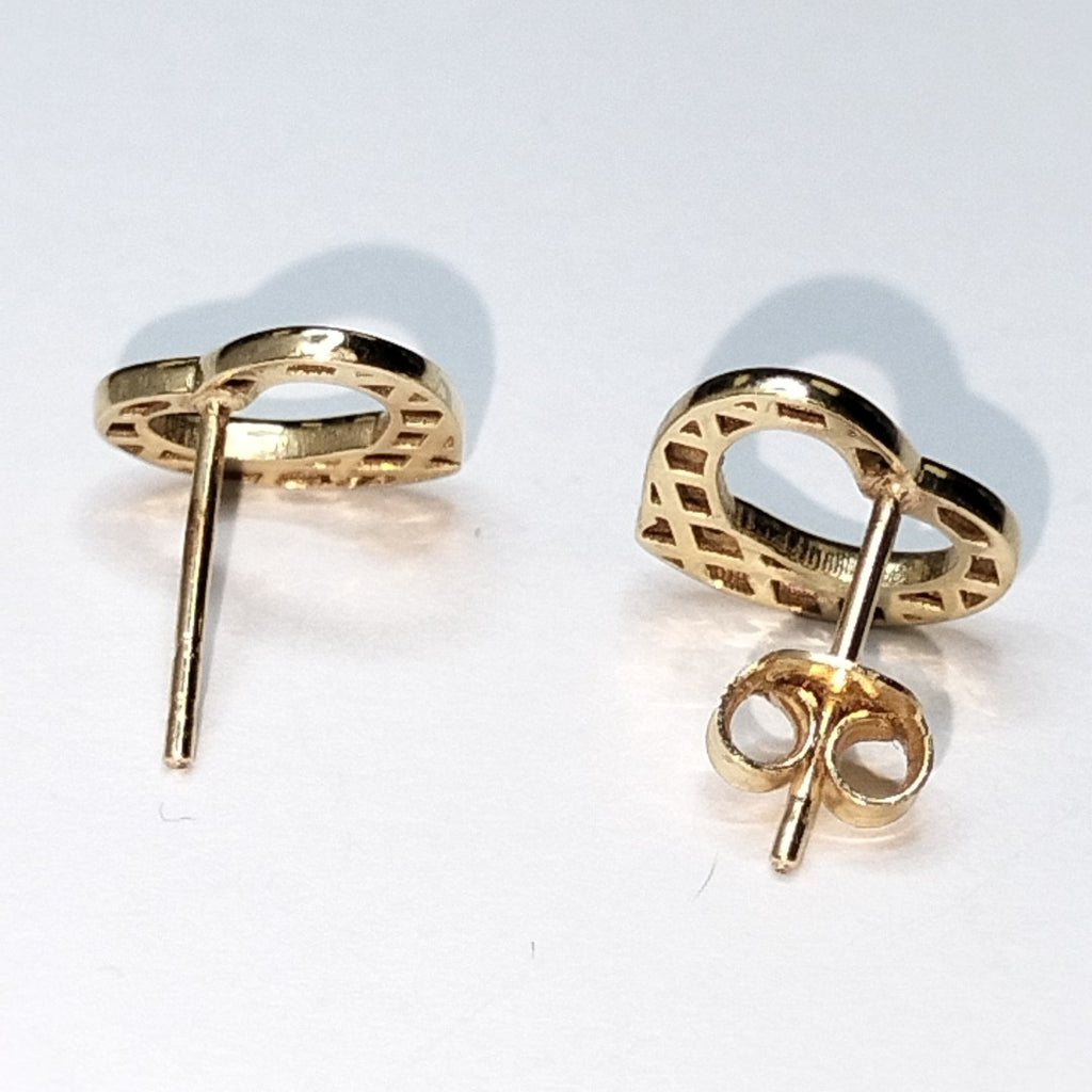 ARETES PAR ORO 14 K 1.2 GRMS (SEMINUEVO)