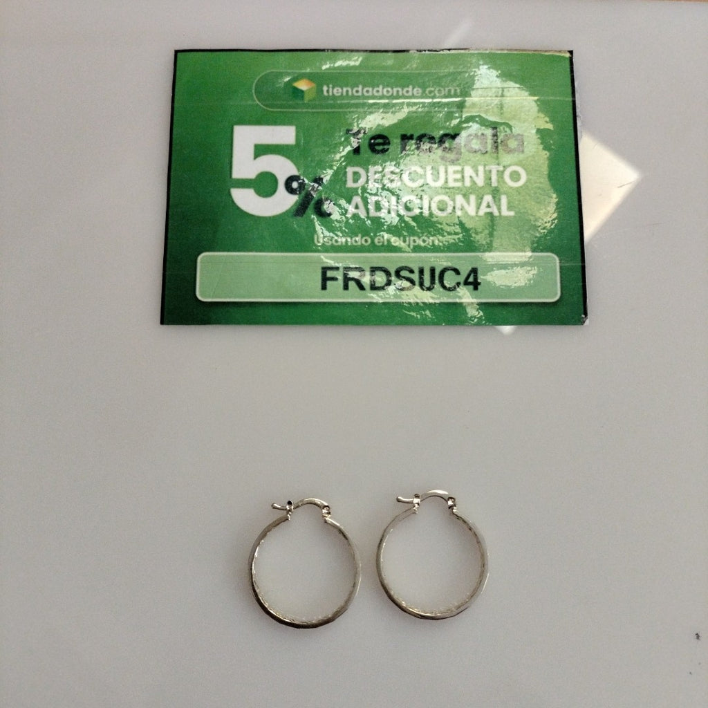 ARETES TEJIDO ARRACADA CON GRECAS 14K 2.7 GR (NUEVO)