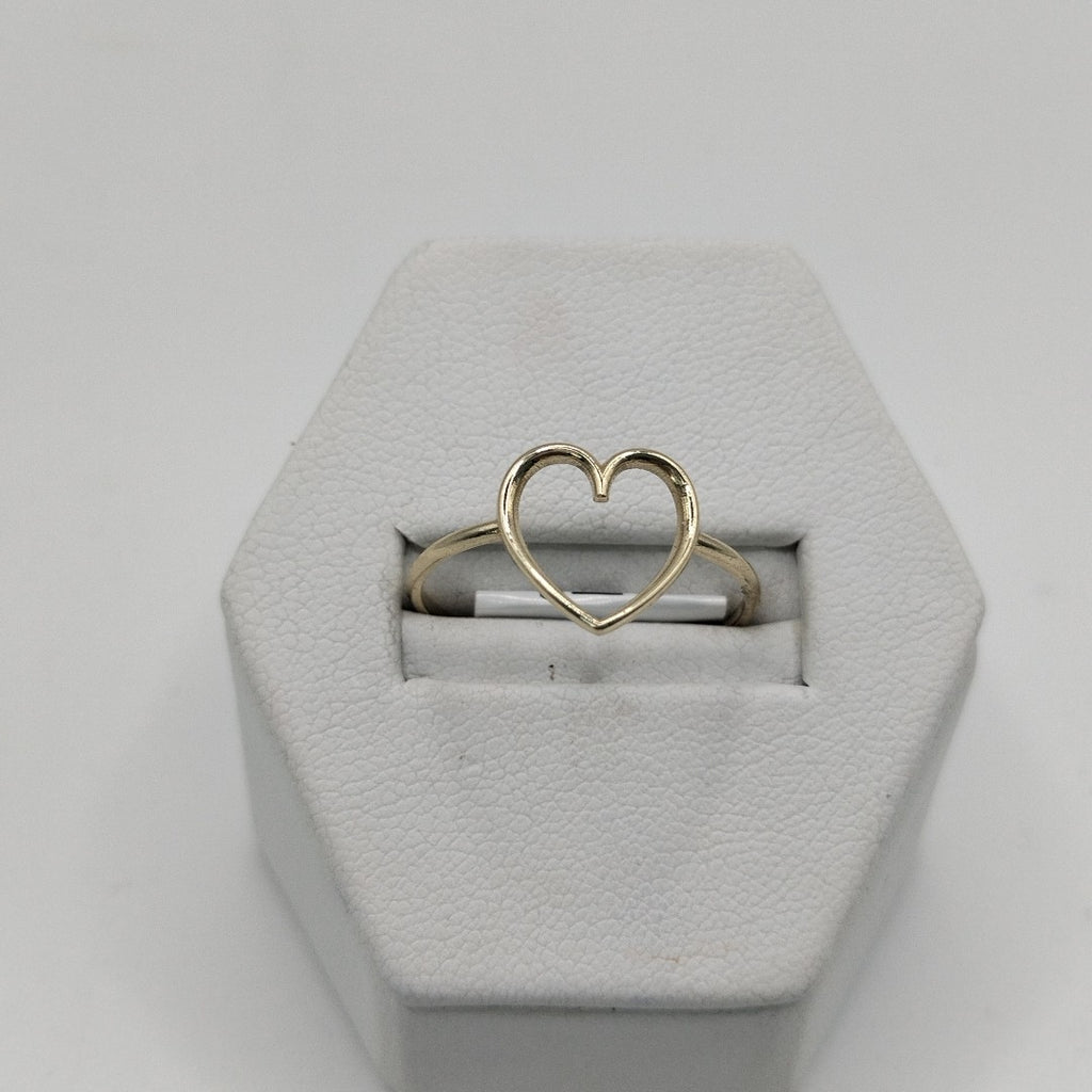 ANILLOS ANILLITO FIG CORAZON 10K TALLA 9 0.9 GR (NUEVO)