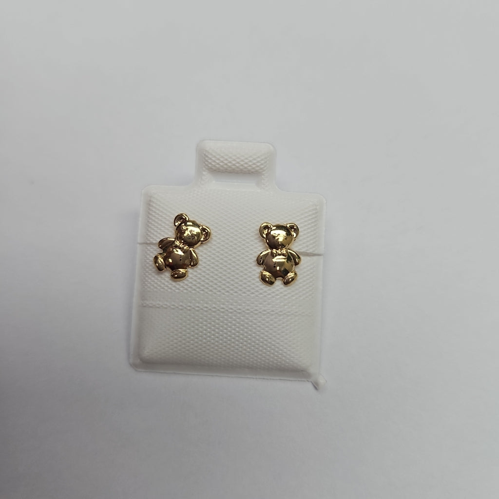 BROQUELES BROQUEL FIG OSO 14K 0.2592 GR (NUEVO)