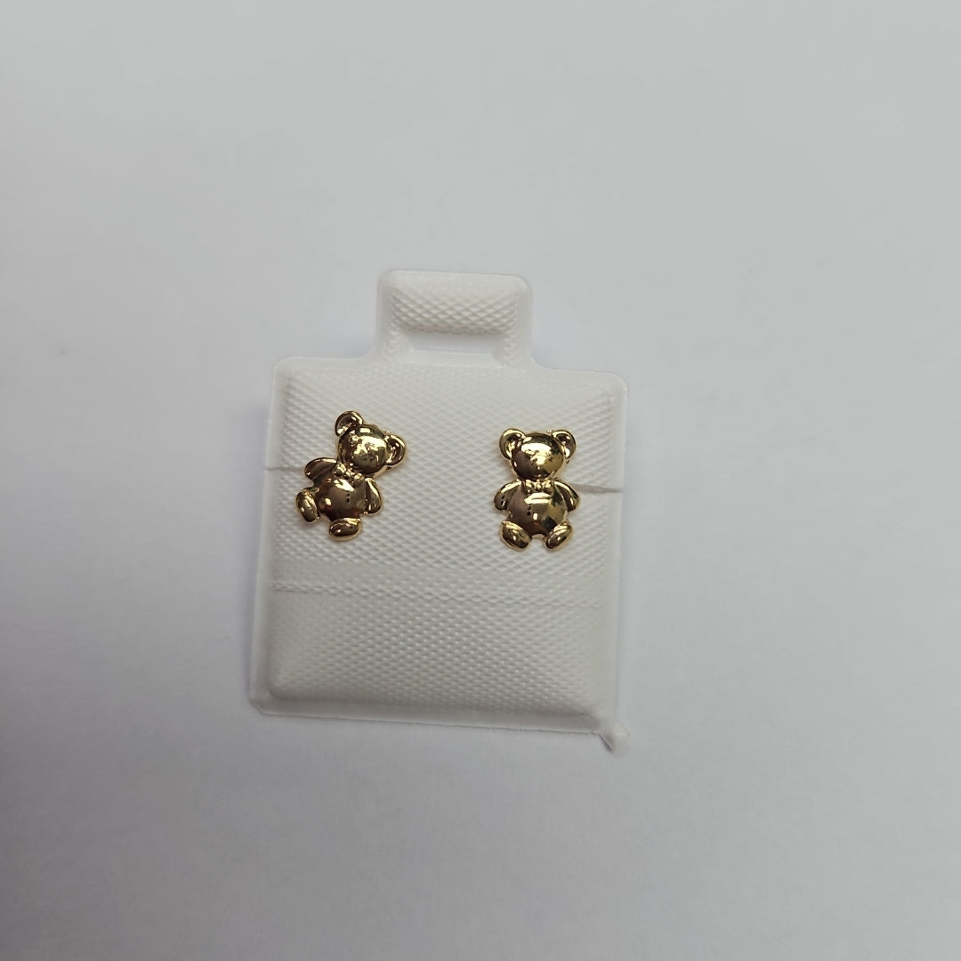 BROQUELES BROQUEL FIG OSO 14K 0.2592 GR (NUEVO)