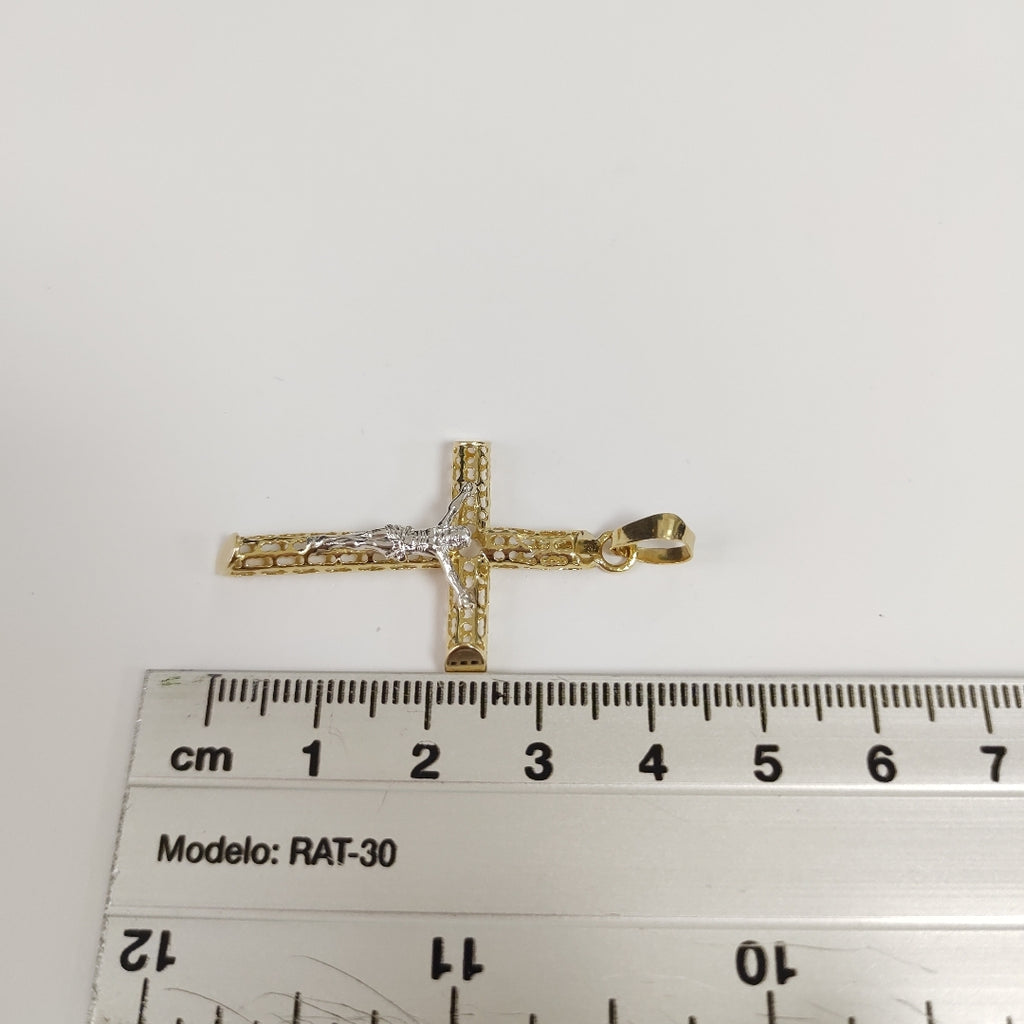 CRUCIFIJO ORO 10 K 1.7 GRMS (SEMINUEVO)