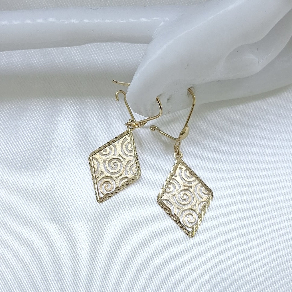 ARETES PAR ORO 10 K 1,50 GRMS (SEMINUEVO)