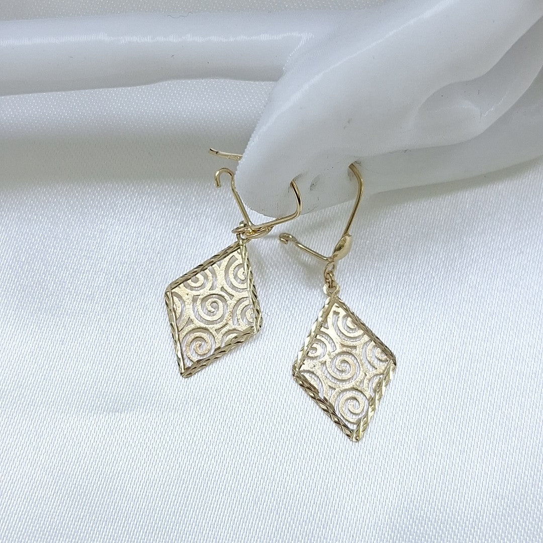 ARETES PAR ORO 10 K 1,50 GRMS (SEMINUEVO)