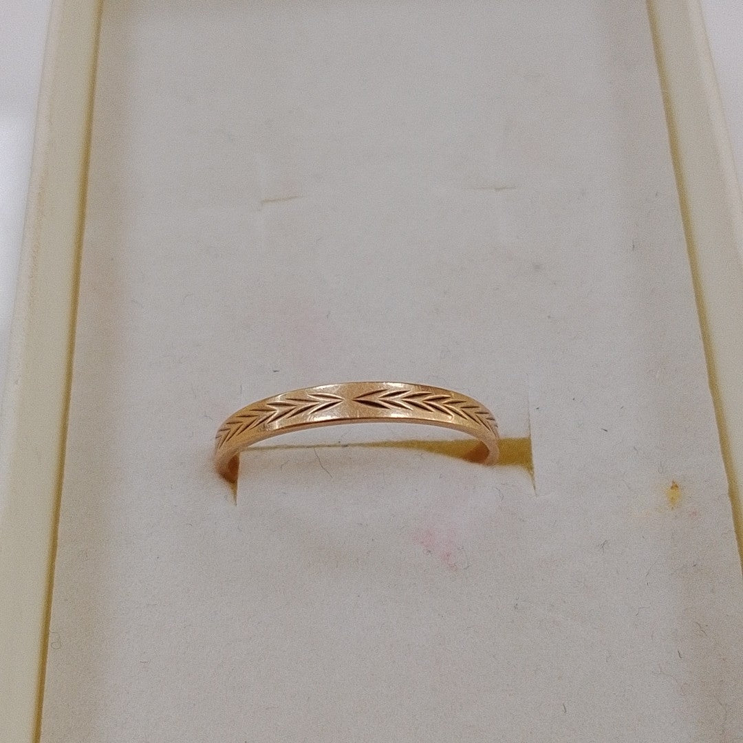 ARGOLLA ORO 14 K 1.2 GRMS (SEMINUEVO)