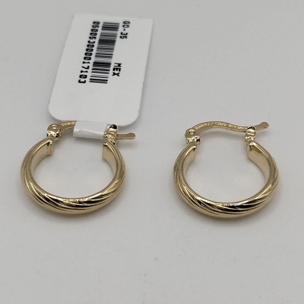 ARETES ARRACADA ASTRIADA 14K 1.7 GR (NUEVO)