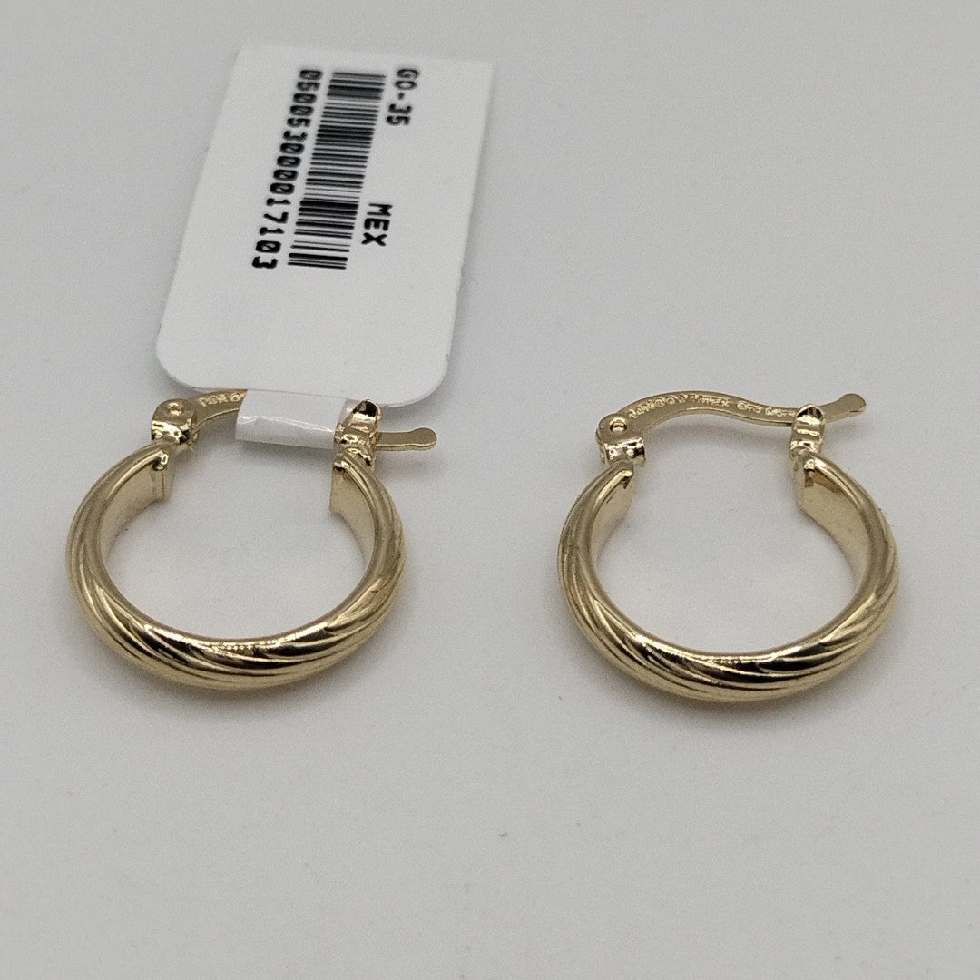 ARETES ARRACADA ASTRIADA 14K 1.7 GR (NUEVO)