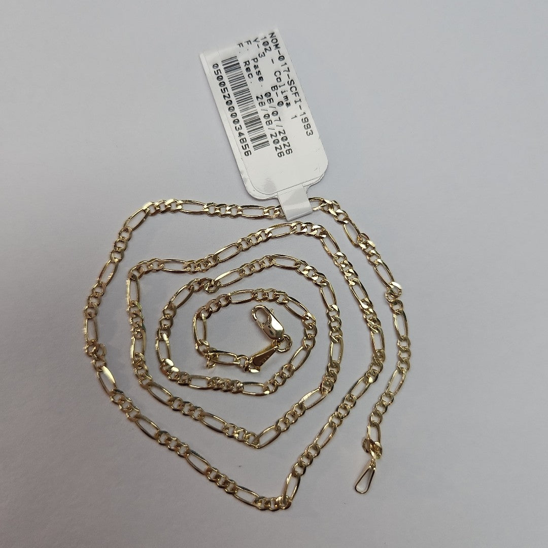 CADENA 3X1 14K 50 CM 4.3 GR (NUEVO)