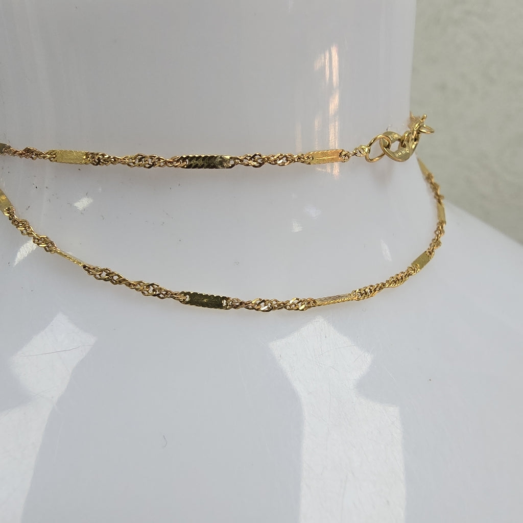CADENA ORO 14 K 1,60 GRMS (SEMINUEVO)
